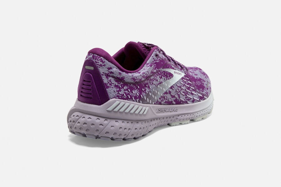 Brooks Adrenaline Gts 21 Road Löparskor Dam - Lila/Silver - 0436-YWQUH